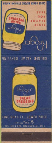 Matchbook Cover - Kroger Brand Salad Dressing