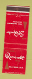 Matchbook Cover - El Rancho Hotel Sacramento CA Roosevelt Hollywood