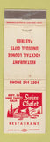 Matchbook Cover - Swiss Chalet Lake Tahoe CA restaurant