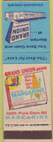 Matchbook Cover - Grand Union Markets Margarine