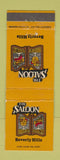 Matchbook Cover - The Saloon Beverly Hills CA