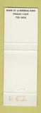 Matchbook Cover - The Flame Restaurant Visalia CA