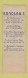 Matchbook Cover - Bradley's 5 and 10 San Diego Hollywood West Los Angeles CA