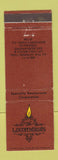 Matchbook Cover - Lummaria's Restaurant Monterey Park CA
