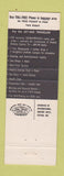 Matchbook Cover - International Hotel Los Angeles CA