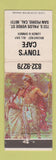 Matchbook Cover - Tony's Cafe San Pedro CA