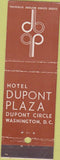Matchbook Cover - Hotel Dupont Washington DC