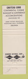 Matchbook Cover - Chateau Gino Woodland Hills CA