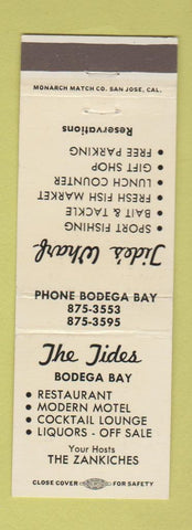 Matchbook Cover - Tied's Wharf Bodega Bay CA