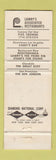 Matchbook Cover - Five Crowns Corona Del Mar Los Angeles Glendale CA