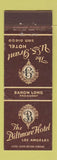 Matchbook Cover - Biltmore Hotel Los Angeles CA US Grant San Diego