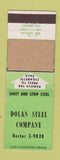 Matchbook Cover - Dolan Steel Bridgeport CT