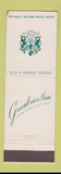 Matchbook Cover - Greenbrier Inn Garden Grove CA