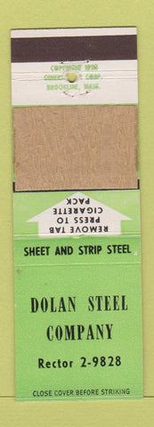 Matchbook Cover - Dolan Steel Bridgeport CT