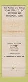 Matchbook Cover - Dolan Steel Bridgeport CT