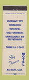 Matchbook Cover - Sky Terrace Motel Red Bluff CA