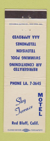 Matchbook Cover - Sky Terrace Motel Red Bluff CA