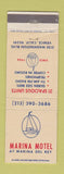 Matchbook Cover - Marina Motel Venice CA WEAR