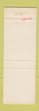 Matchbook Cover - Motel Fresno CA