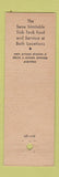 Matchbook Cover - Tick Tock Hollywood Toluca CA