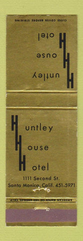 Matchbook Cover - Huntley House Hotel Santa Monica CA