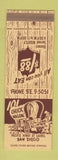 Matchbook Cover - 101 Chuck Wagon San Diego CA