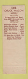 Matchbook Cover - 101 Chuck Wagon San Diego CA