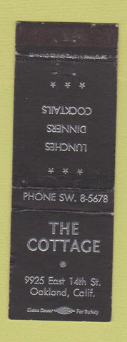Matchbook Cover - The Cottage Oakland CA