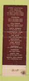 Matchbook Cover - Albert Sheetz Mission Candy Hollywood CA