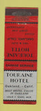 Matchbook Cover - Touraine Hotel Oakland CA WEAR