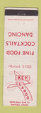 Matchbook Cover - Key Largo Restaurant Naples CA