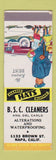 Matchbook Cover - BSC Cleaners Napa CA