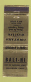 Matchbook Cover - Bali HI Inglewood CA WEAR