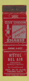 Matchbook Cover - Motel Bel Air Fresno CA WEAR