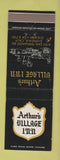 Matchbook Cover - Arthur's Village Inn Glendale CA