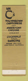 Matchbook Cover - MR C's Long Beach CA