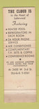 Matchbook Cover - Cloud Motel Lakewood CA