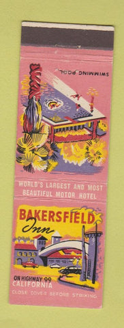 Matchbook Cover - Bakersfield Inn CA