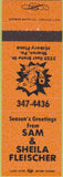 Matchbook Cover - Food Fair Grocery Store Meat