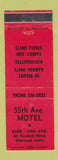 Matchbook Cover - 55th Ave Motel Oakland CA WEAR