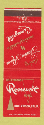 Matchbook Cover - Roosvelt Hotel Hollywood CA WEAR