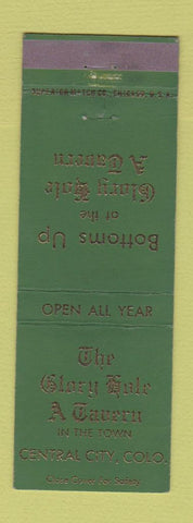 Matchbook Cover - Glory Hole Tavern Central City Colorado