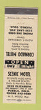 Matchbook Cover - Scenic Motel Pueblo Colorado