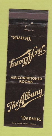 Matchbook Cover - Albany Hotel Denver Colorado WEAR
