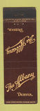 Matchbook Cover - Albany Hotel Denver Colorado