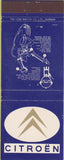 Matchbook Cover - Citroen Auto Suspensions Durban South Africa