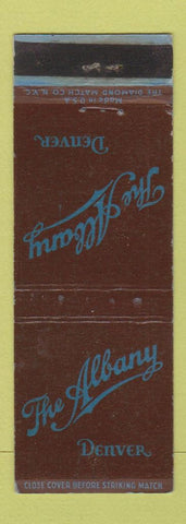Matchbook Cover - Albany Hotel Denver Colorado