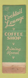 Matchbook Cover - Maxwell House Lamar Colorado Hotel