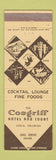 Matchbook Cover - Cosgriff Hotel Court Craig Colorado