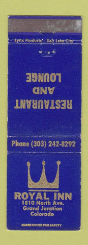 Matchbook Cover - Royal Inn Grand Junction Colorado